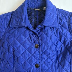 Chico’s Quilted Blue Jacket